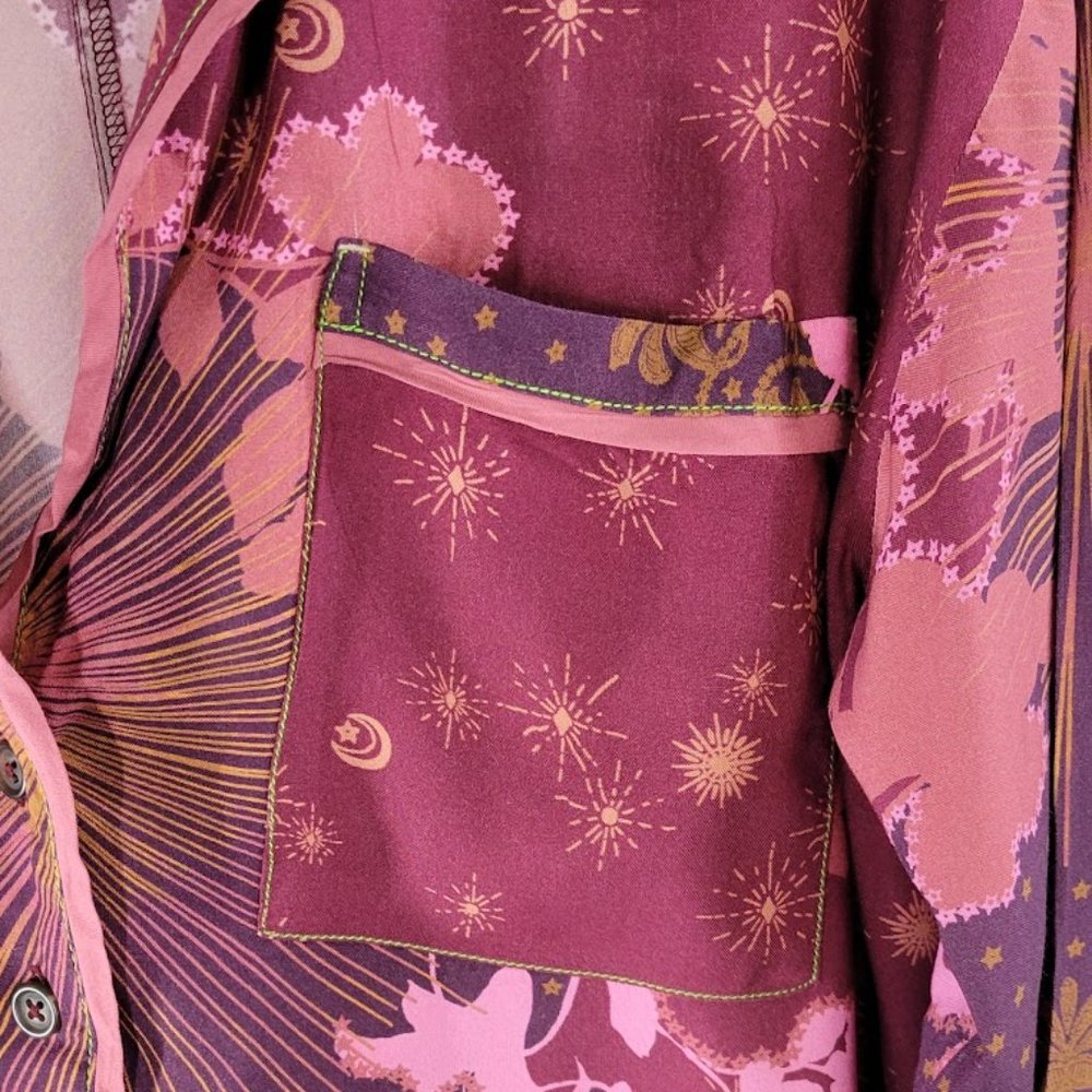 FREE PEOPLE / WTF sleep shirt top Sz XS NEW - Picture 4 of 9